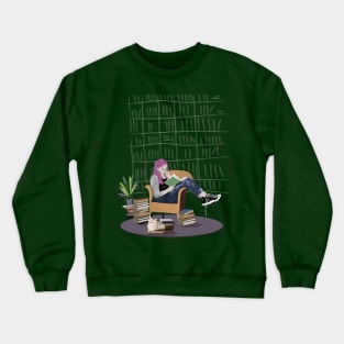 Paradise is a library Crewneck Sweatshirt